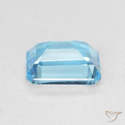 Topaz Gemstone in 8 x 6 mm (calibrated) Size for Sale, Topaz Stone in Swiss Blue Color