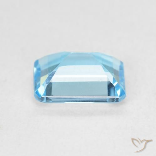 Topaz Gemstone in 8 x 6 mm (calibrated) Size for Sale, Topaz Stone in Swiss Blue Color