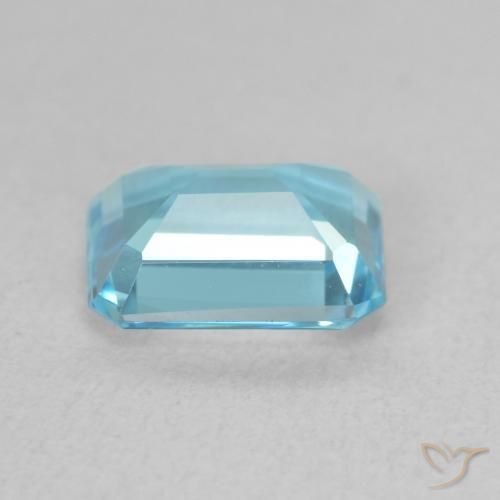 Topaz Gemstone in 8 x 6 mm (calibrated) Size for Sale, Topaz Stone in Light Blue Color