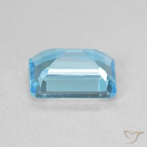 Topaz Gemstone in 8 x 6 mm (calibrated) Size for Sale, Topaz Stone in Light Blue Color
