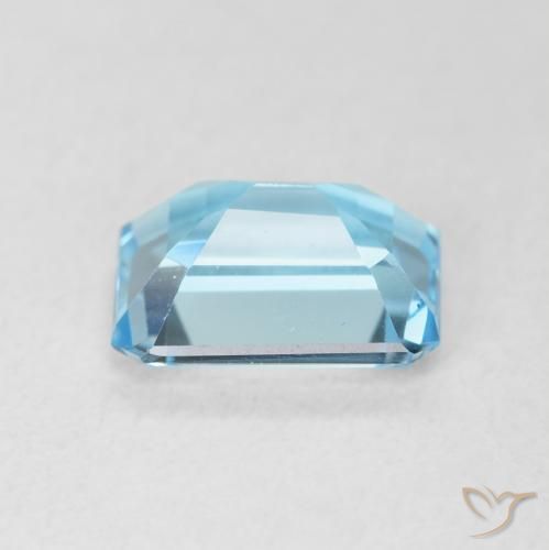 Topaz Gemstone in 8 x 6 mm (calibrated) Size for Sale, Topaz Stone in Swiss Blue Color