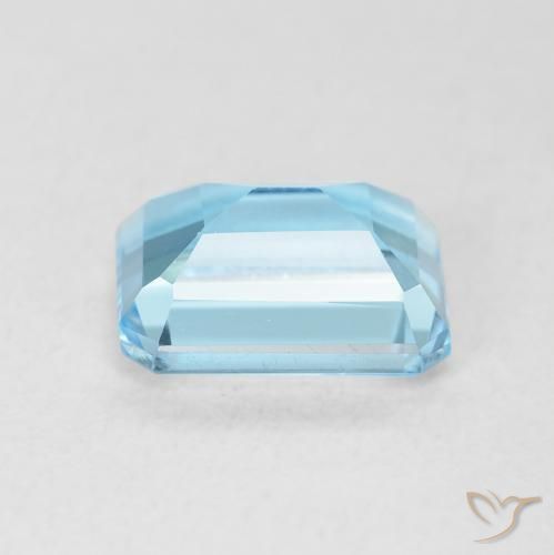 Topaz Gemstone in 8 x 6 mm (calibrated) Size for Sale, Topaz Stone in Swiss Blue Color