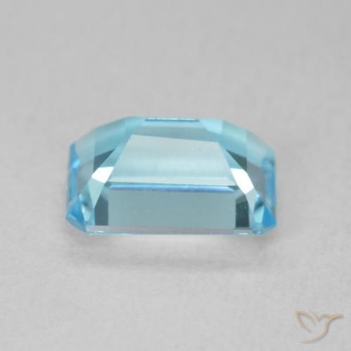 Topaz Gemstone in 8 x 6 mm (calibrated) Size for Sale, Topaz Stone in Baby Blue Color