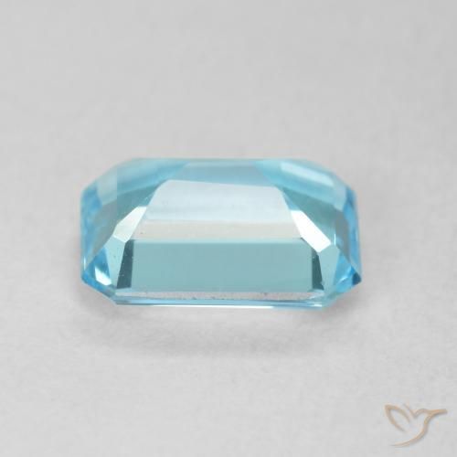 Topaz Gemstone in 8 x 6 mm (calibrated) Size for Sale, Topaz Stone in Sky Blue Color