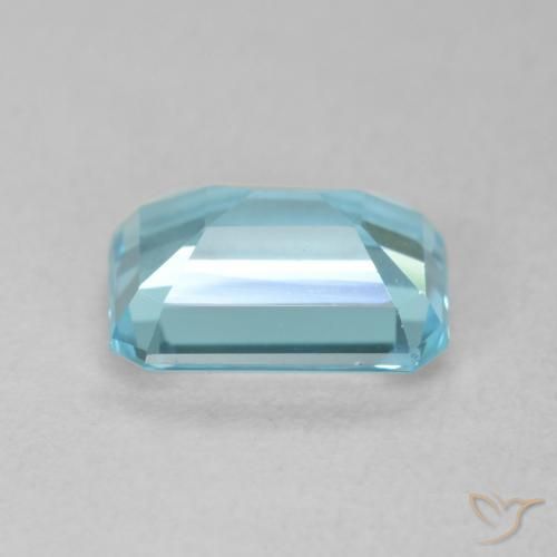 Topaz Gemstone in 8 x 6 mm (calibrated) Size for Sale, Topaz Stone in Baby Blue Color