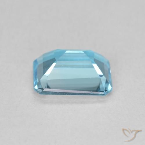 Topaz Gemstone in 8 x 6 mm (calibrated) Size for Sale, Topaz Stone in Swiss Blue Color