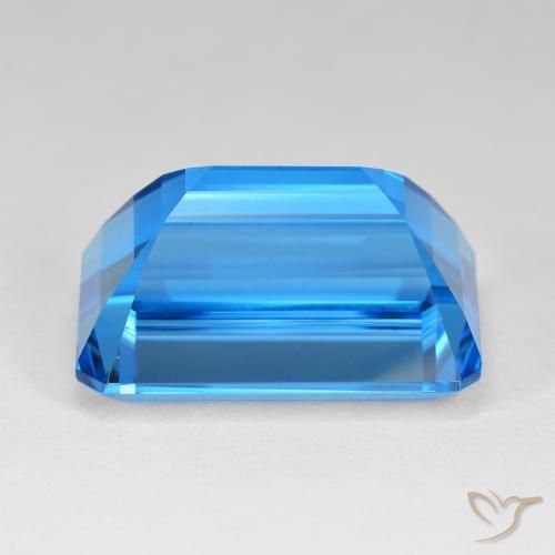 Topaz Gemstone in 25 x 18 mm (calibrated) Size for Sale, Topaz Stone in Swiss Blue Color