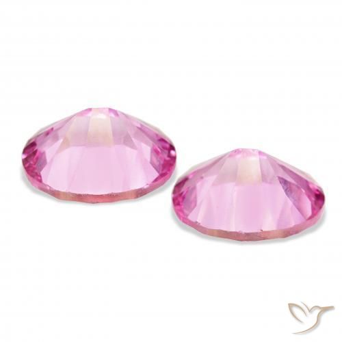 Topaz Gemstones in 10 x 8 mm (calibrated) Size for Sale, Topaz Stones in Hot Pink Color