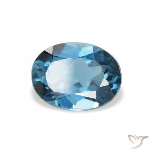 16.17 ctw Blue Topaz Stones, Natural Topaz in Oval Facet Shape for Sale
