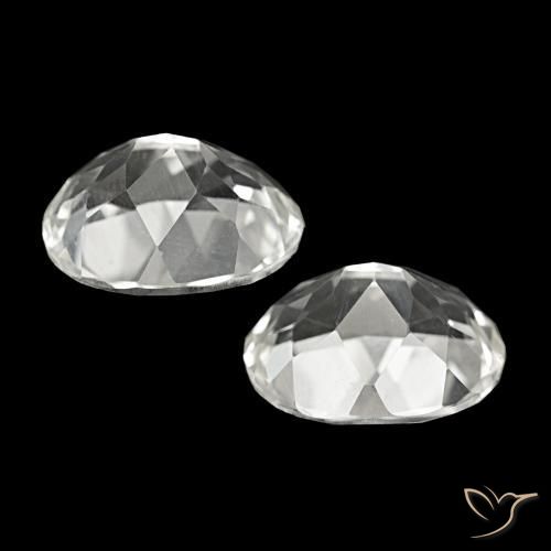 Topaz Gemstones in 12 x 10 mm (calibrated) Size for Sale, Topaz Stones in Warm White Color