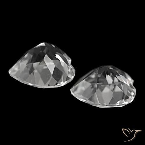 Topaz Gemstones in 10 x 10 mm (calibrated) Size for Sale, Topaz Stones in Clear White Color