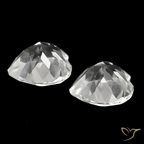 Topaz Gemstones in 10 x 10 mm (calibrated) Size for Sale, Topaz Stones in White Color