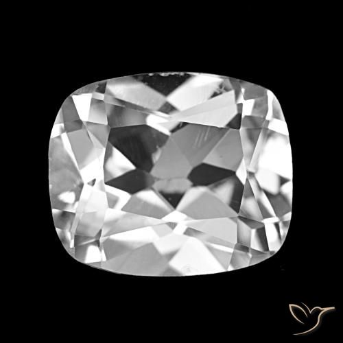 5.97ct Clear White Topaz, Cushion, VS