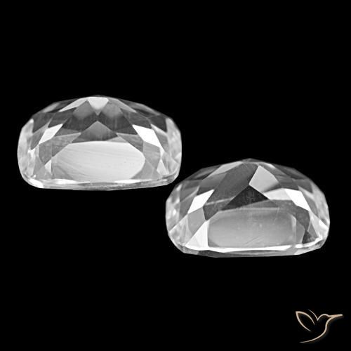 Topaz Gemstones in 12 x 10 mm (calibrated) Size for Sale, Topaz Stones in White Color