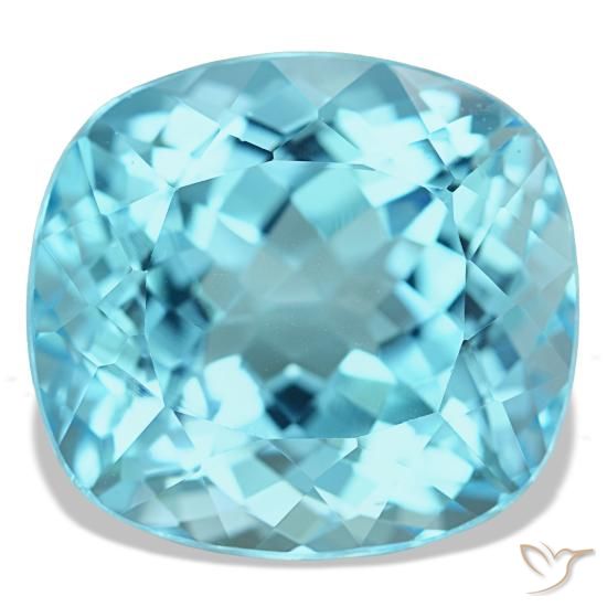 20.90ct Blue Topaz, Cushion, VS
