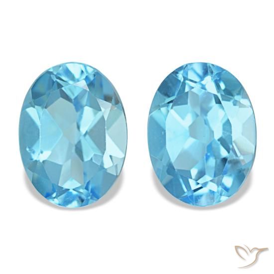 3.04ctw Blue Topaz, Oval, VS