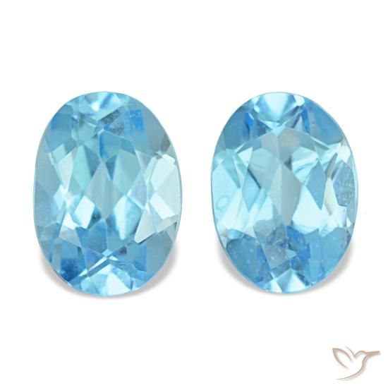 2.29ctw Blue Topaz, Oval, VS