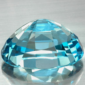 Topaz Gemstone in 19 x 14.4 mm Size for Sale, Topaz Stone in Swiss Blue Color