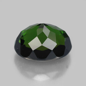 Tourmaline Gemstone in 11.2 x 8.5 mm Size for Sale, Tourmaline Stone in Deep Green Color