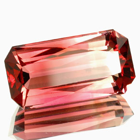 5.86 ct Pink Tourmaline Stone, Natural Tourmaline in Octagon / Scissor Cut Shape for Sale