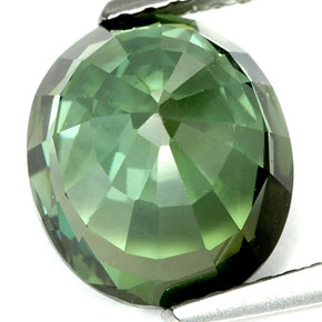 Tourmaline Gemstone in 9.9 x 8.6 mm Size for Sale, Tourmaline Stone in Green Color