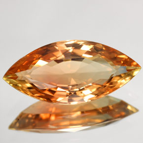 6.96 ct Multicolor Tourmaline Gemstone, Tourmaline Gem in Marquise Facet Shape for Sale.