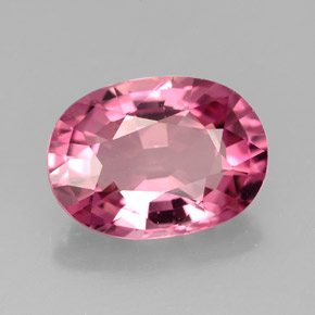 4.32 ct Pink Tourmaline Stone, Natural Tourmaline in Oval Facet Shape for Sale