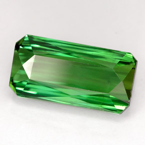 5.80 ct Green Tourmaline Stone, Natural Tourmaline in Octagon / Scissor Cut Shape for Sale