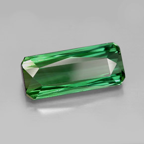 6.25 ct Green Tourmaline Stone, Natural Tourmaline in Octagon / Scissor Cut Shape for Sale