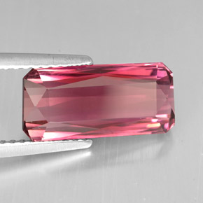 3.75 ct Pink Tourmaline Stone, Natural Tourmaline in Octagon / Scissor Cut Shape for Sale