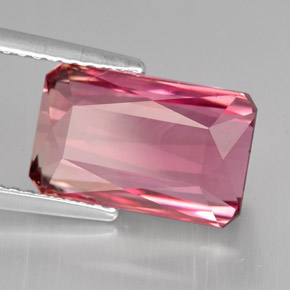 5.07 ct Pink Tourmaline Stone, Natural Tourmaline in Octagon / Scissor Cut Shape for Sale