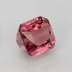 4.00 ct Pink Tourmaline Stone, Natural Tourmaline in Octagon / Scissor Cut Shape for Sale