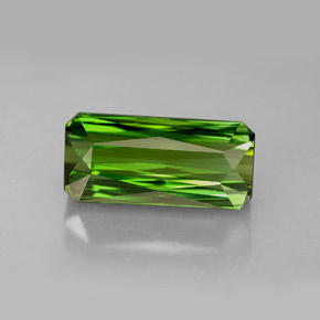 6.86 ct Green Tourmaline Gemstone, Tourmaline Gem in Octagon / Scissor Cut Shape for Sale.