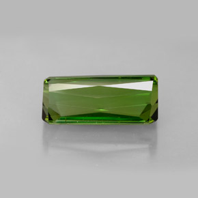 Tourmaline Gemstone in 15 x 7.1 mm Size for Sale, Tourmaline Stone in Forest Green Color