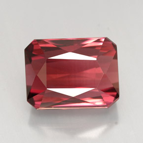 5.01 ct Red Tourmaline Gemstone, Tourmaline Gem in Octagon / Scissor Cut Shape for Sale.
