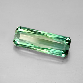 2.86 ct Green Tourmaline Stone, Natural Tourmaline in Octagon / Scissor Cut Shape for Sale