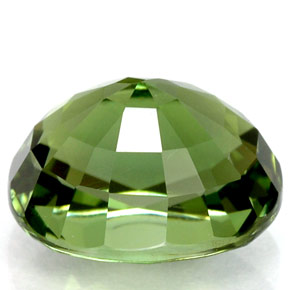 Tourmaline Gemstone in 9.3 x 7.6 mm Size for Sale, Tourmaline Stone in Forest Green Color
