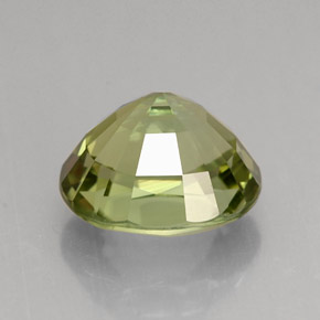 Tourmaline Gemstone in 9.3 x 8.4 mm Size for Sale, Tourmaline Stone in Yellowish Green Color