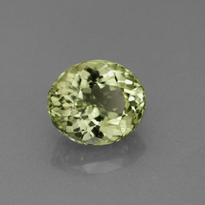 1.84 ct Green Tourmaline Stone, Natural Tourmaline in Oval Facet Shape for Sale