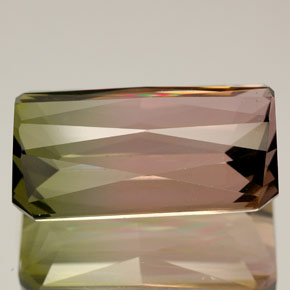Tourmaline Gemstone in 16.6 x 9.8 mm Size for Sale, Tourmaline Stone in Watermelon Color