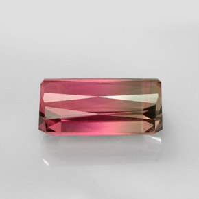 Tourmaline Gemstone in 14 x 7.4 mm Size for Sale, Tourmaline Stone in Bi-color Color