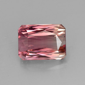 2.27 ct Pink Tourmaline Gemstone, Tourmaline Gem in Octagon / Scissor Cut Shape for Sale.