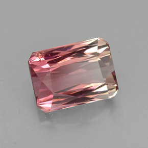 2.27 ct Pink Tourmaline Stone, Natural Tourmaline in Octagon / Scissor Cut Shape for Sale