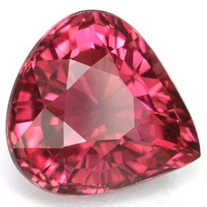 3.45 ct Pink Tourmaline Stone, Natural Tourmaline in Pear Facet Shape for Sale
