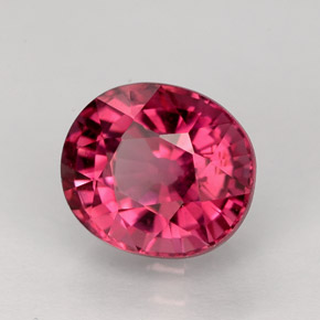2.70 ct Pink Tourmaline Stone, Natural Tourmaline in Oval Facet Shape for Sale
