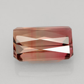 Tourmaline Gemstone in 13.7 x 9.4 mm Size for Sale, Tourmaline Stone in Bi-color Color