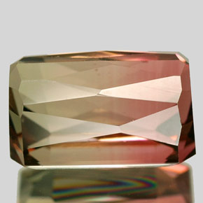Tourmaline Gemstone in 10.2 x 7.5 mm Size for Sale, Tourmaline Stone in Watermelon Color