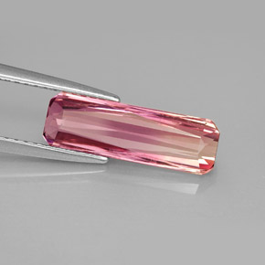 2.67 ct Pink Tourmaline Gemstone, Tourmaline Gem in Octagon / Scissor Cut Shape for Sale.