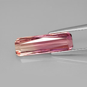2.67 ct Pink Tourmaline Stone, Natural Tourmaline in Octagon / Scissor Cut Shape for Sale