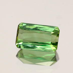 0.93 ct Green Tourmaline Stone, Natural Tourmaline in Octagon / Scissor Cut Shape for Sale